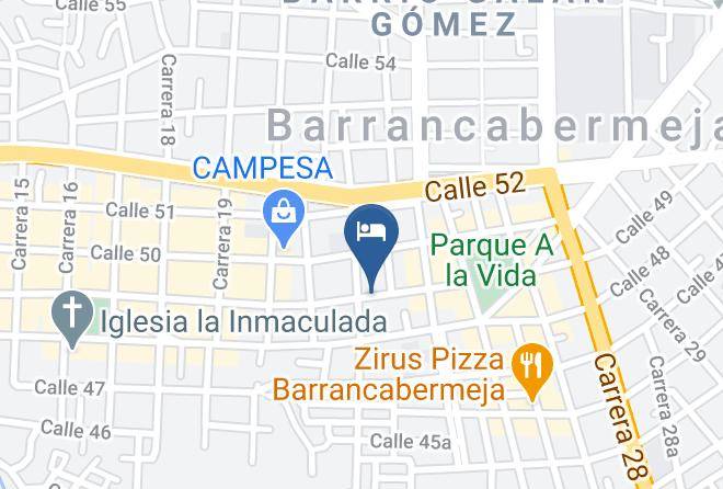 Hotel La Ciudad Barrancabermeja Map