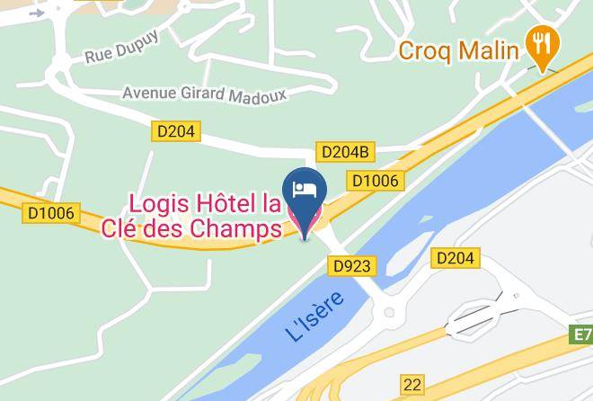 Savoie - Logis Hotel La Cle Des Champs Maps