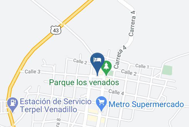 Venadillo - Hotel La Colina Maps