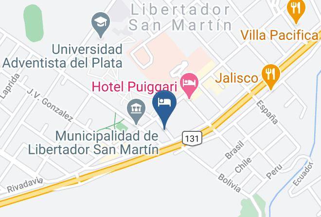 Diamante - Hotel La Colina Maps