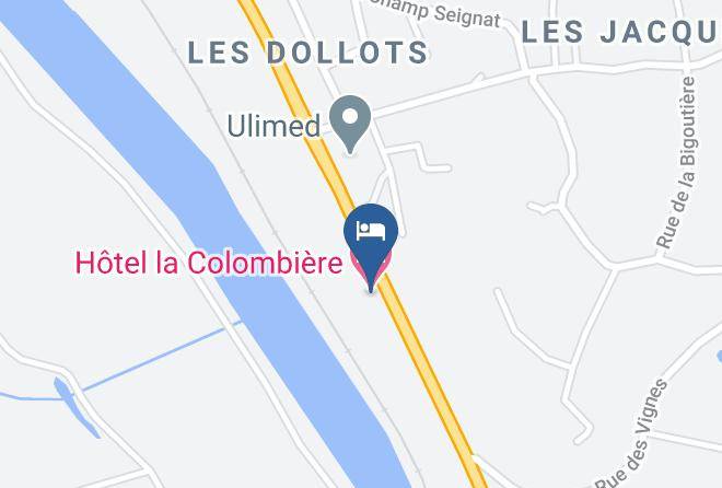 Allier - Hotel La Colombiere Maps