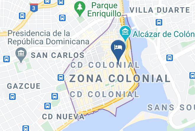 Santo Domingo De Guzman - Hotel La Colonia Maps
