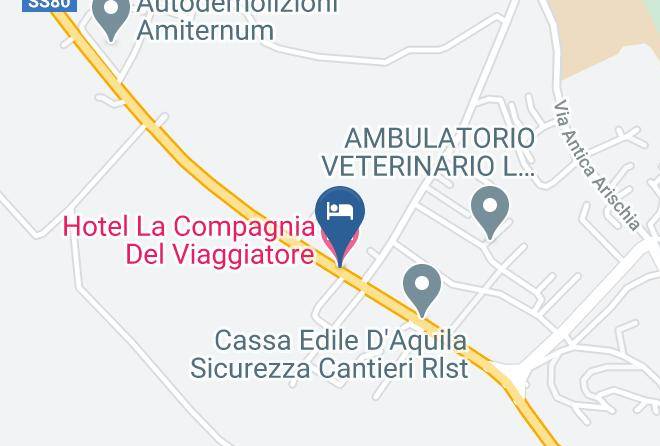 L Aquila - Hotel La Compagnia Del Viaggiatore Maps