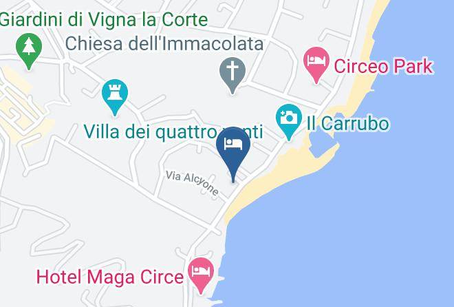 Latina - Hotel Corallo Circeo Maps