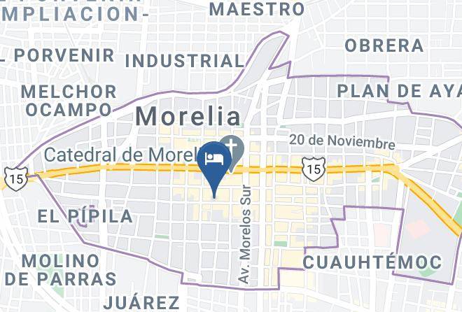 Morelia - Hotel La Corregidora Maps
