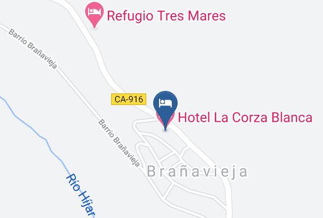 Espinilla Branavieja - Hotel La Corza Blanca Maps
