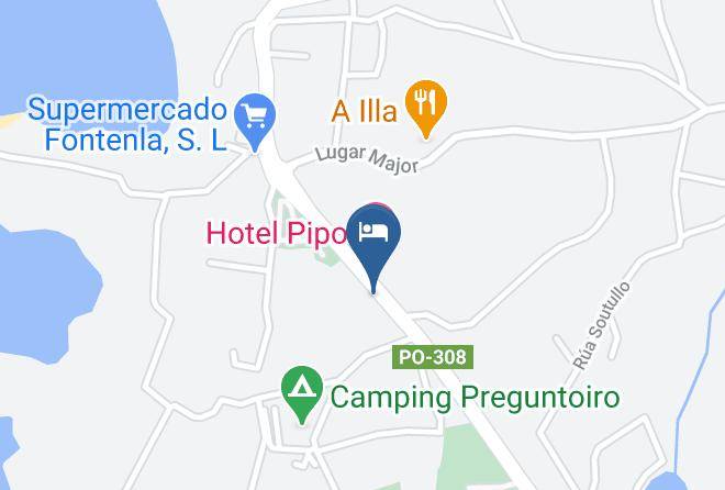 Pontevedra - Hotel La Costera Maps