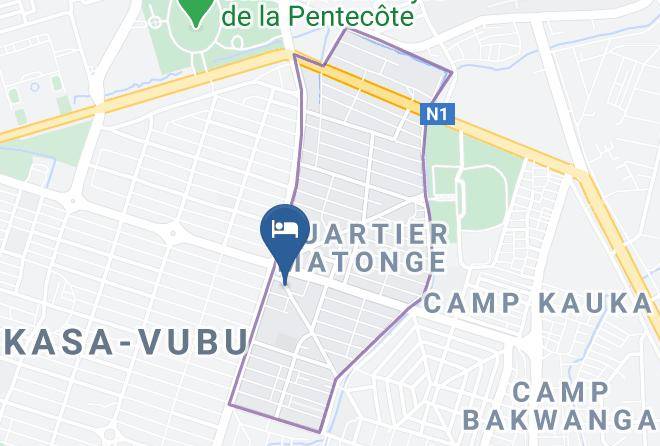 Kinshasa Urban - Hotel La Creche Maps