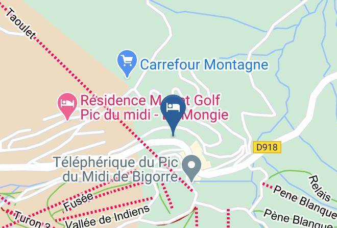 Hautes Pyrenees - Hotel La Crete Blanche Maps