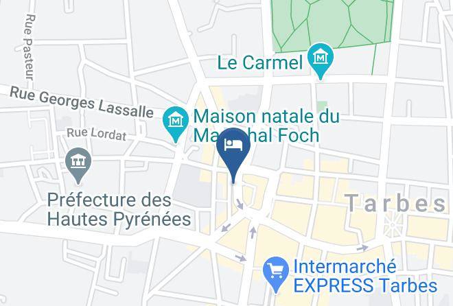 Hautes Pyrenees - Hotel La Croix Blanche Maps