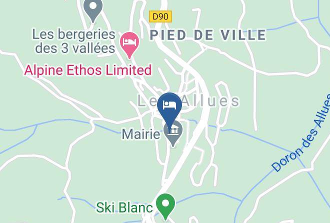 Hotel La Croix Jean Claude Map