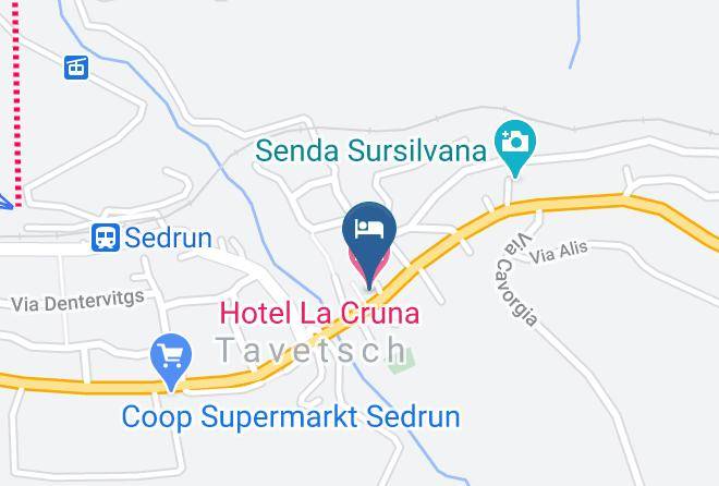 Surselva - Hotel La Cruna Maps
