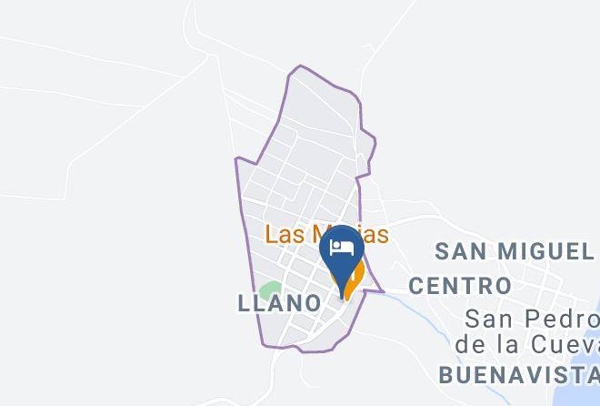 San Pedro De La Cueva Municipality - Hotel La Cueva Maps