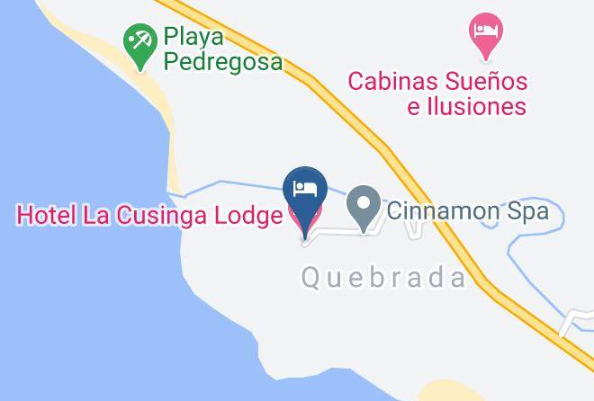 Osa - Hotel La Cusinga Lodge Maps