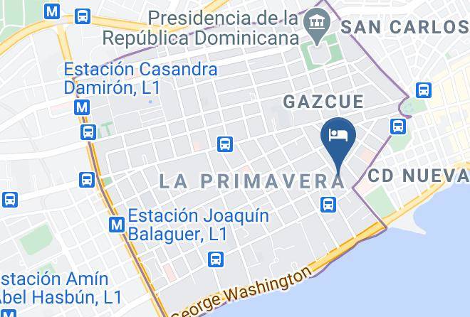 Santo Domingo De Guzman - Hotel La Danae Maps