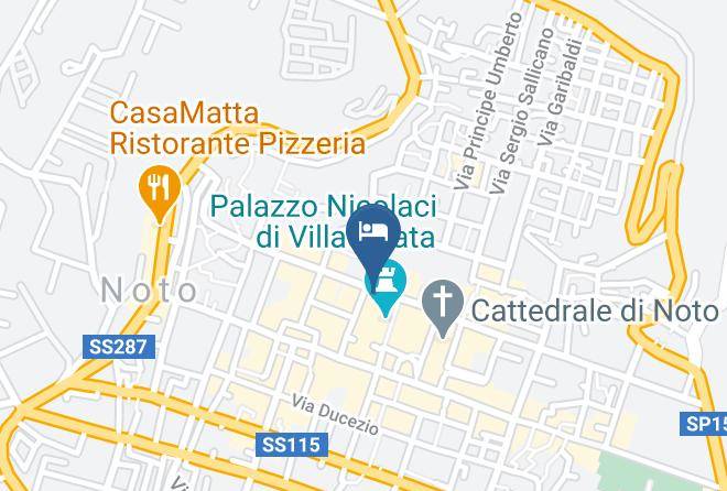 Syracuse - Hotel La Dependance Noto Maps