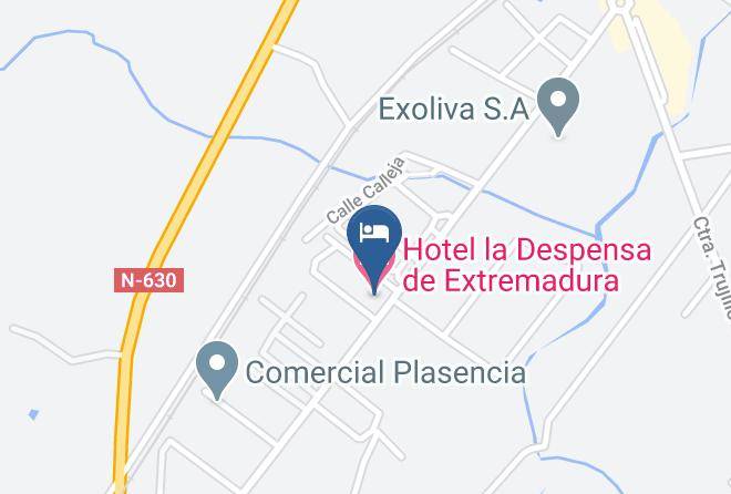Hotel La Despensa De Extremadura Map