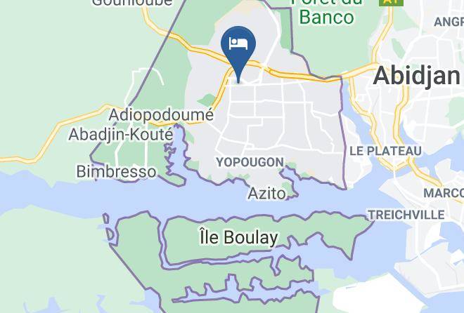 Abidjan - Hotel La Difference Maps