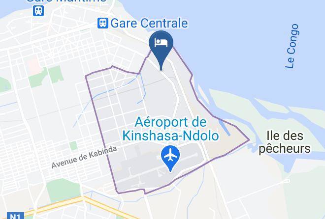Kinshasa Urban - Hotel La Difference Plus Maps