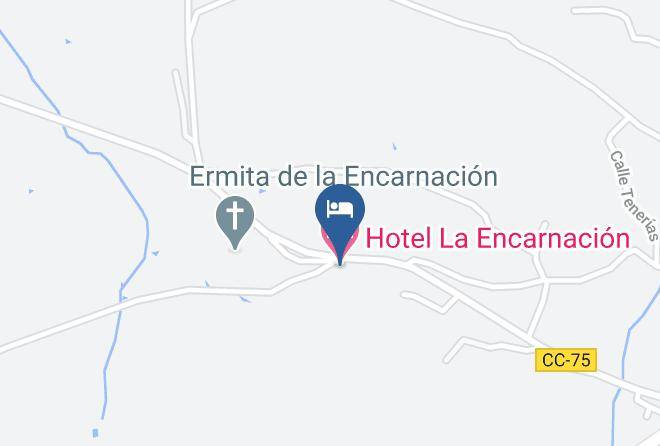 Caceres - Hotel La Encarnacion Maps