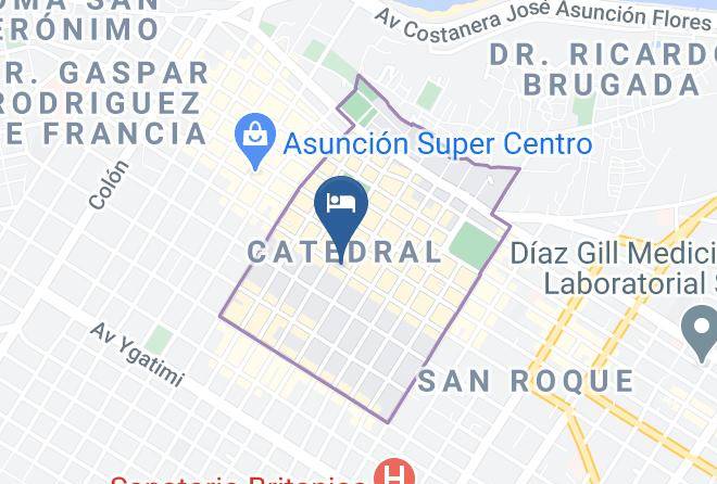 Asuncion - Hotel La Espanola Maps