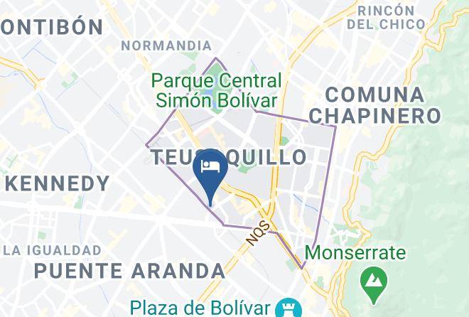 Bogota - Hotel La Estacion Maps