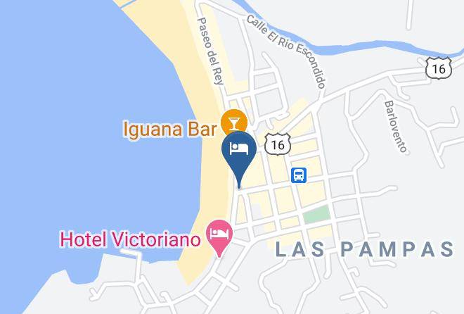 San Juan Del Sur - Hotel La Estacion Maps