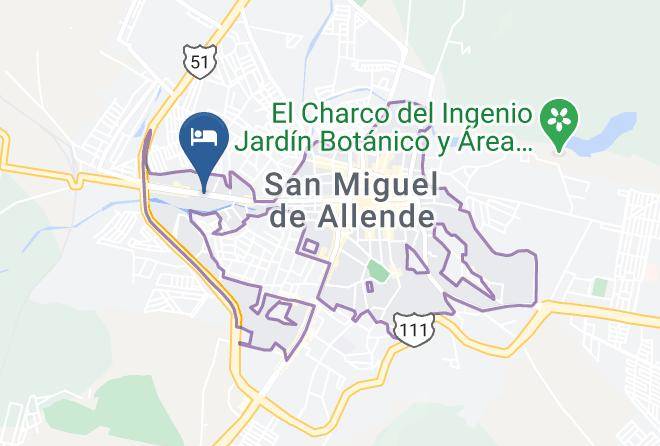 San Miguel De Allende - Hotel La Estacion Maps