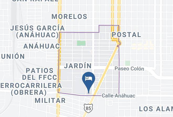 Nuevo Laredo - Hotel La Estancia Maps