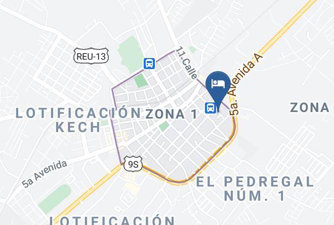 Retalhuleu - Hotel La Estancia Maps