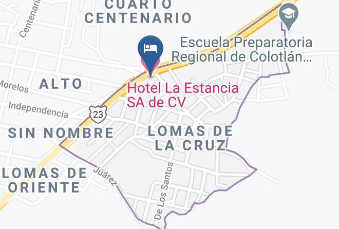 Colotlan - Hotel La Estancia Sa De Cv Maps