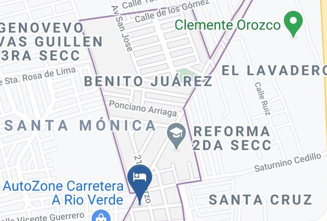 Soledad De Graciano Sanchez - Hotel La Estancia Maps