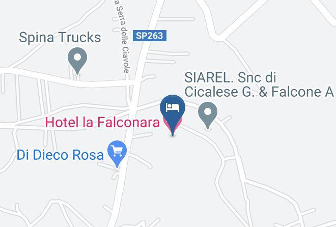Cosenza - Hotel La Falconara Maps