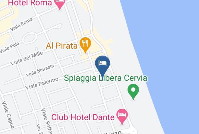 Ravenna - Hotel La Falena Maps