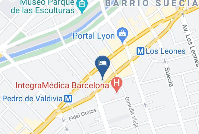 Santiago - Hotel La Fayette Maps