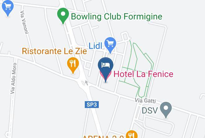 Modena - Hotel La Fenice Maps