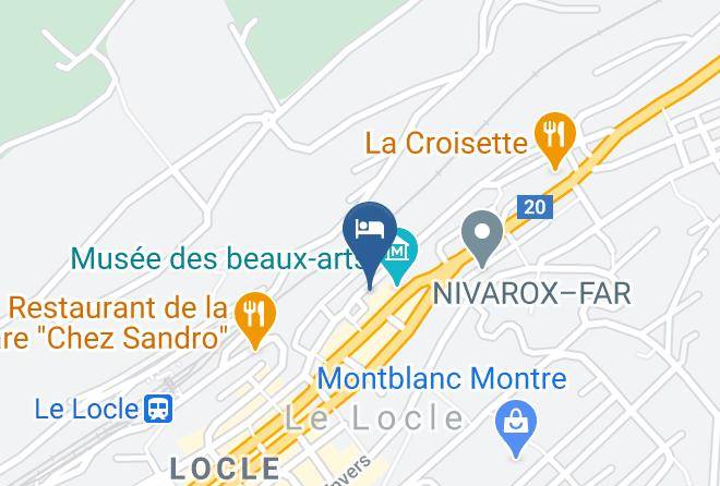 Le Locle District - Hotel La Fleur De Lis Maps