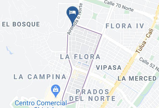Cali - Hotel La Flora Maps