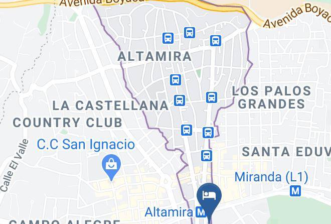 Caracas - Hotel La Floresta Maps