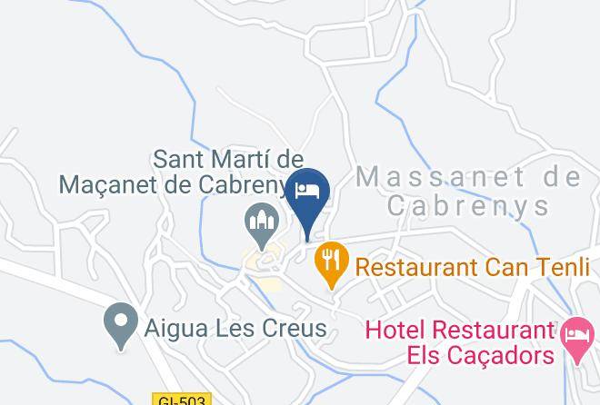 Girona - Hotel La Fonda Dels Pirineus Maps