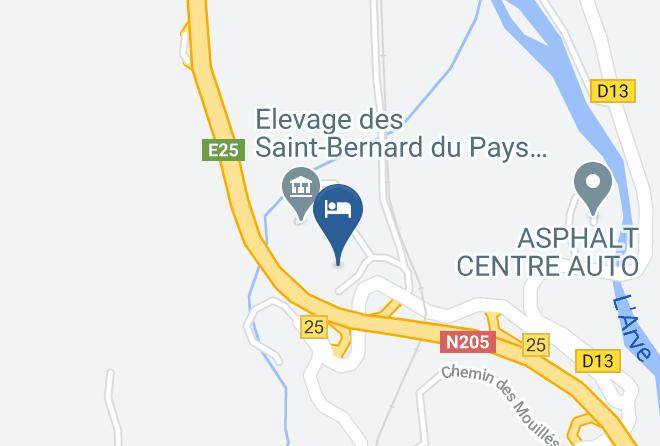 Haute Savoie - Fontaine Du Mont Blanc Hotel Maps