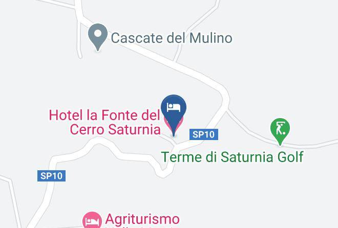 Grosseto - Hotel La Fonte Del Cerro Saturnia Maps