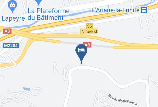 Maritime Alps - Hotel La Foret Maps