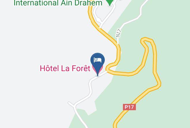Hotel La Foret Map - Tunisia