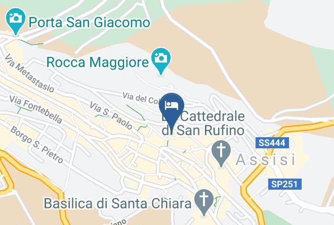 Perugia - Hotel La Fortezza Assisi Maps