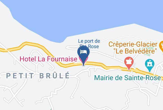 Sainte Rose - Hotel La Fournaise Maps