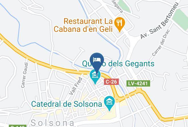 Lleida - Hotel La Freixera Maps