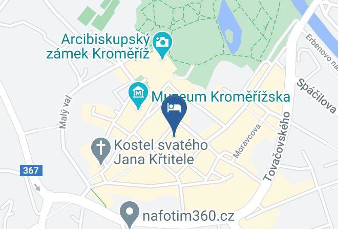 Kromeriz - Hotel La Fresca Maps