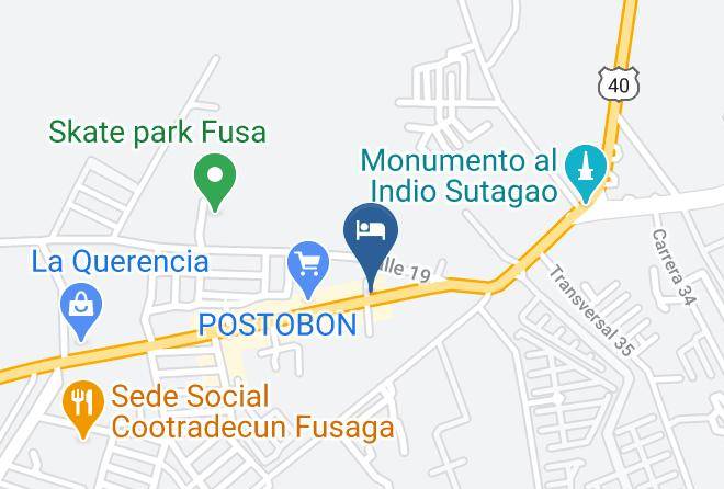 Fusagasuga - Hotel La Fuente Maps
