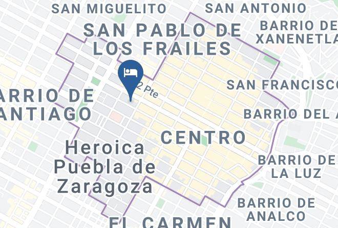 Heroica Puebla De Zaragoza Puebla - Hotel La Fuente Maps